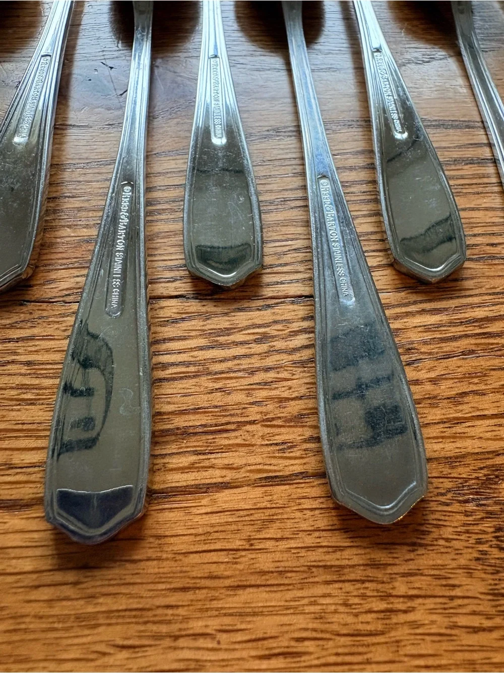 Reed & Barton Tarbor 11 iced tea spoons Stainless Steel- pre-loved